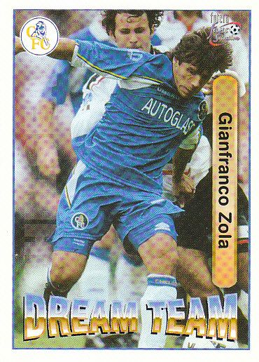 Gianfranco Zola Chelsea 1997/98 Futera Fans' Selection #68